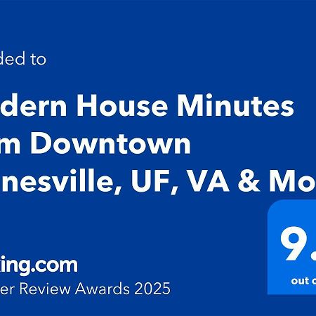 Modern House Minutes From Downtown Gainesville, Uf, Va & More! Bagian luar foto