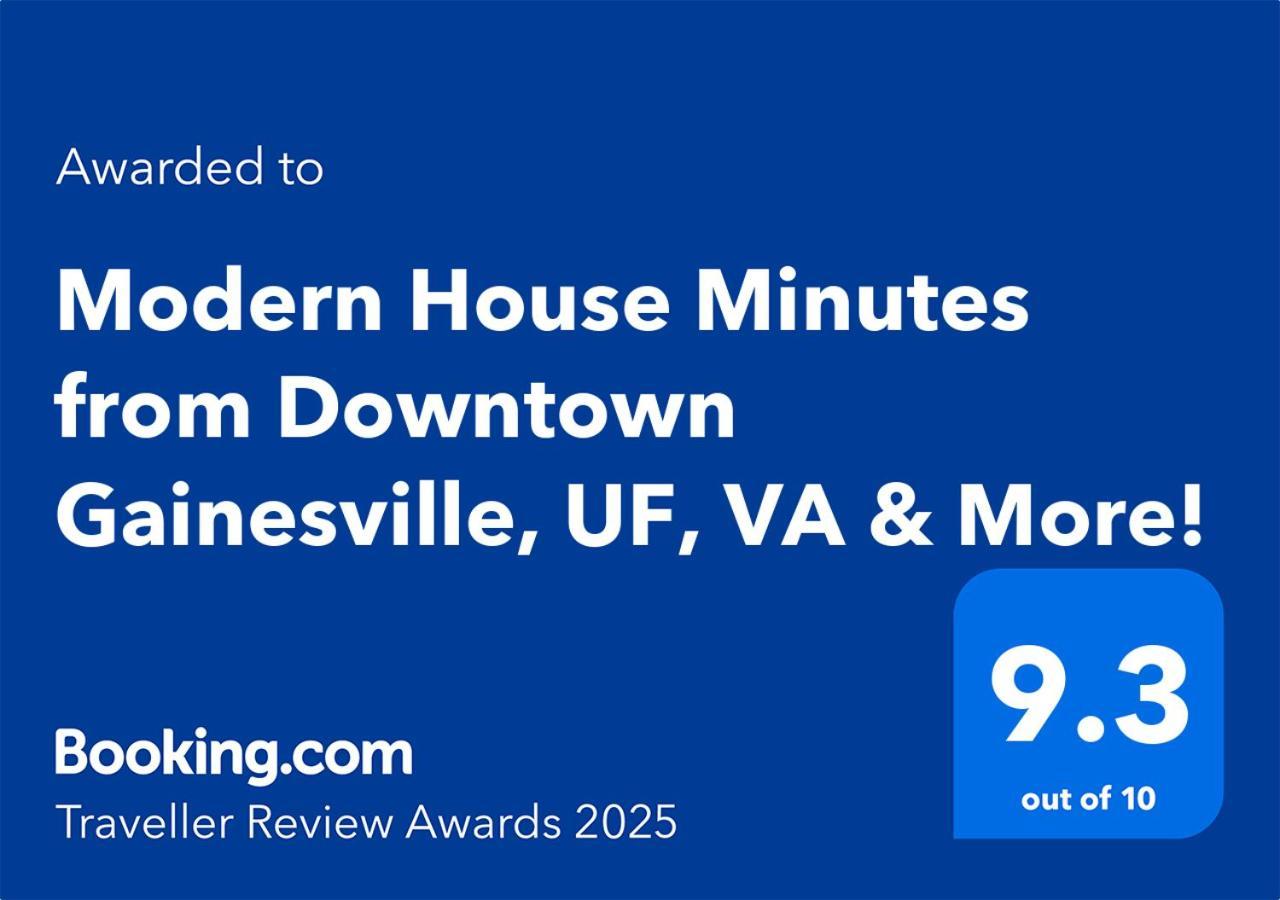 Modern House Minutes From Downtown Gainesville, Uf, Va & More! Bagian luar foto